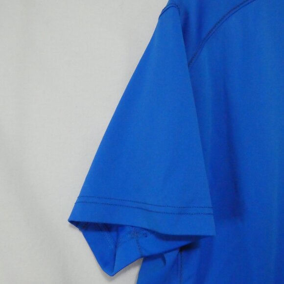 COLUMBIA | medium | Vibrant Blue Crew Neck Exercise Shirt - Picture 9 of 13